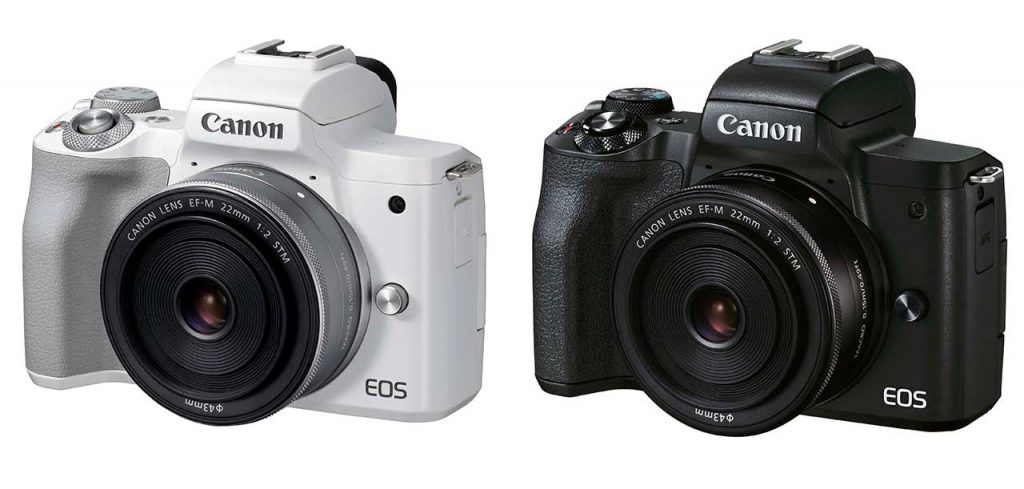 Canon EOS M50 MarK II en blanco y en negro