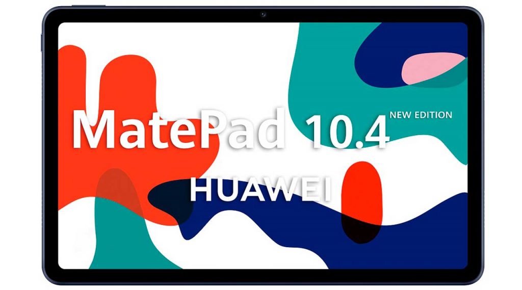 Vista frontal del MatePad 10.4 New Edition