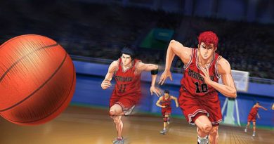Ilustración del videojuego de baloncesto Slam Dunk
