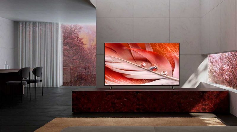 Vista de un televisor Bravia XR X90J en un salón.