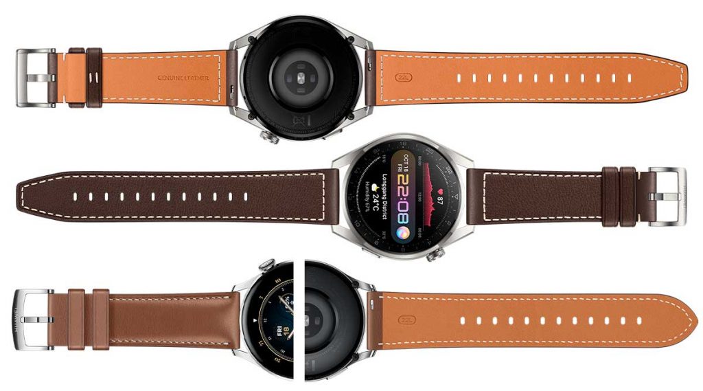 Diferentes correas para los Huawei Watch 3 y Wacth 3 Pro.
