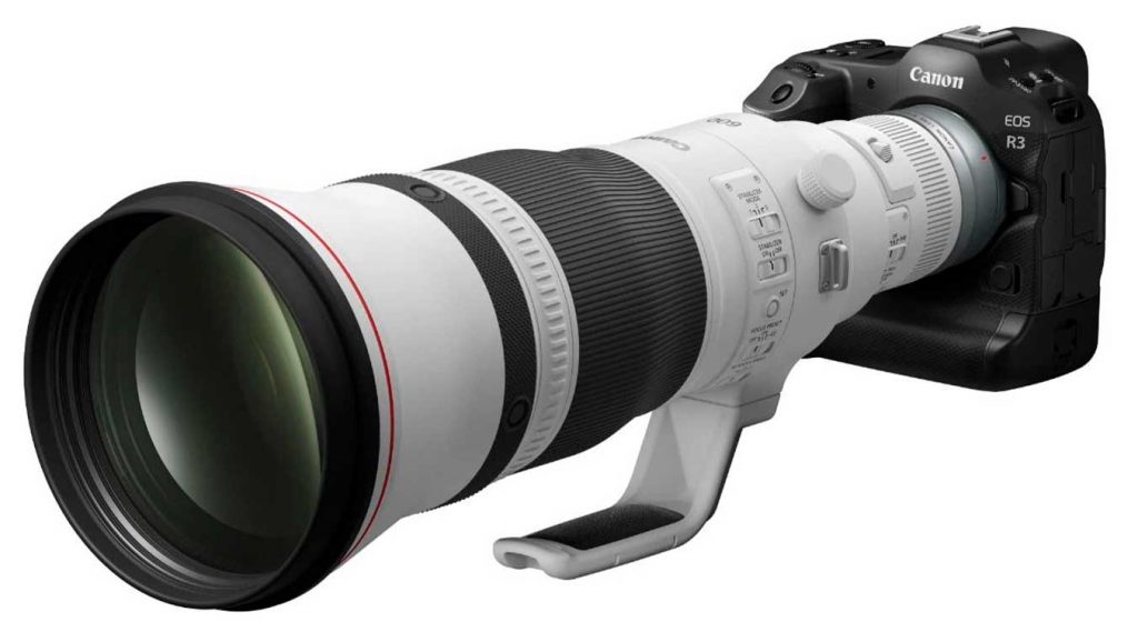 Objetivo RF600mm F4 L IS USM de Canon.