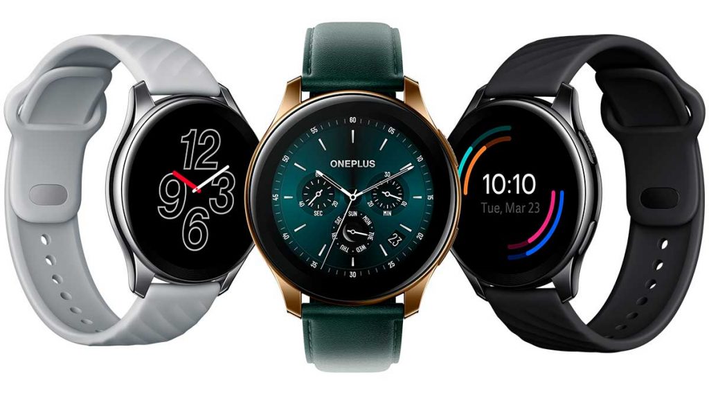 El reloj OnePlus Watch Cobalt Limited Edition en tres colores.