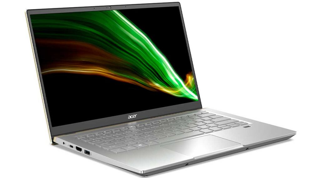 Imagen del portátil Acer Swift X.