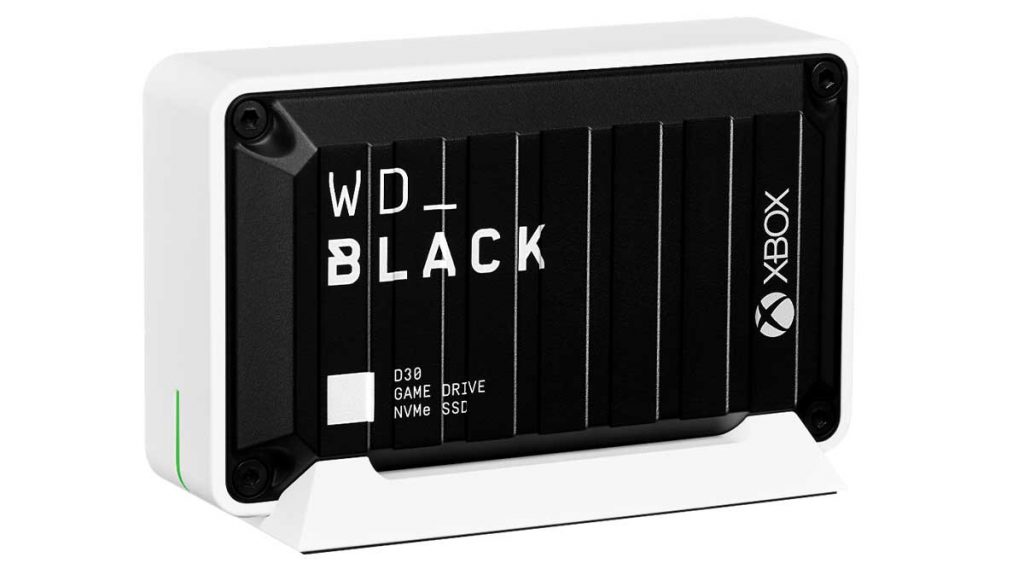 Fotografía del WD_ Black D30 Game Drive SSD para Xbox.