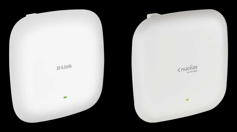 Puntos de acceso Wi-Fi 6 de D-Link.