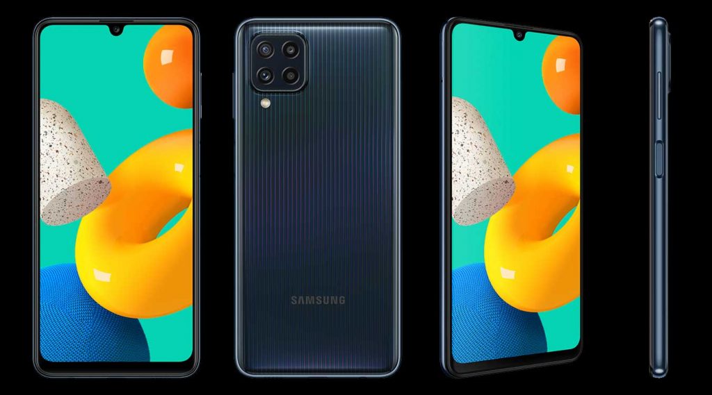 Diferentes vistas del Samsung Galaxy M32.