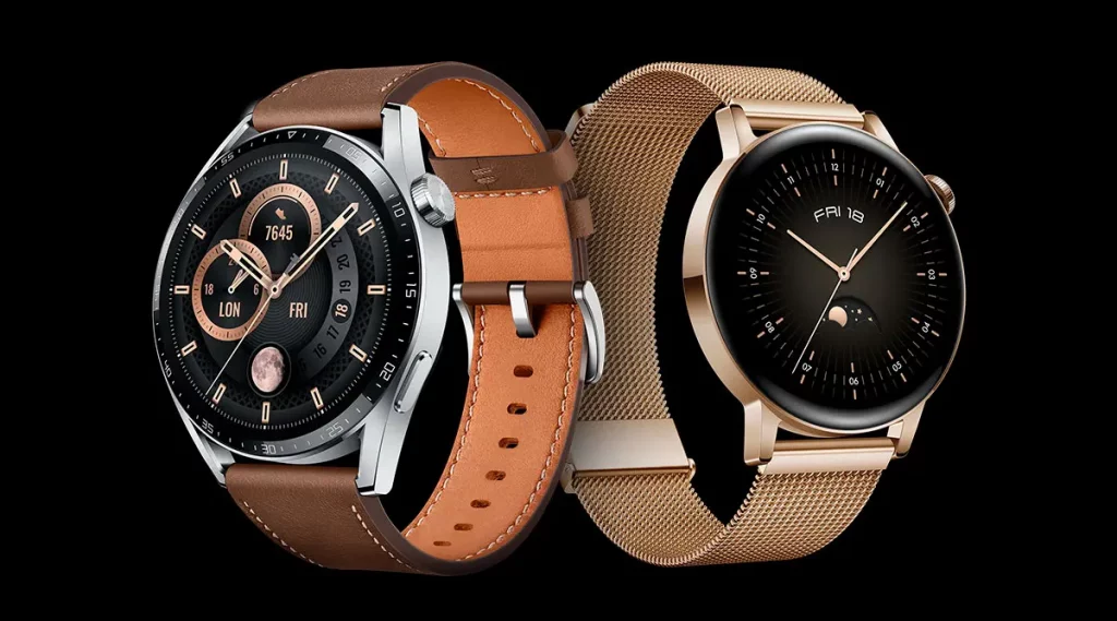 Los dos modelos de Huawei Watch GT 3, de 46 y de 42 mm