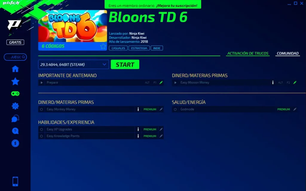 Trucos para Bloons TD 6 con Plitch