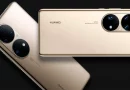 Huawei P50 Pro de color dorado