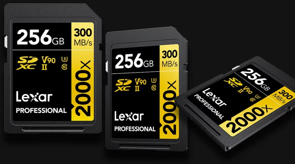 Tarjeta SDXC Lexar GOLD de 256 GB