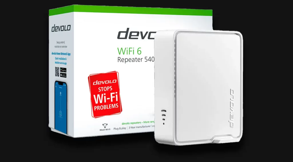 Repetidores Wi-Fi 6 Repeater 5400 Mesh de Devolo